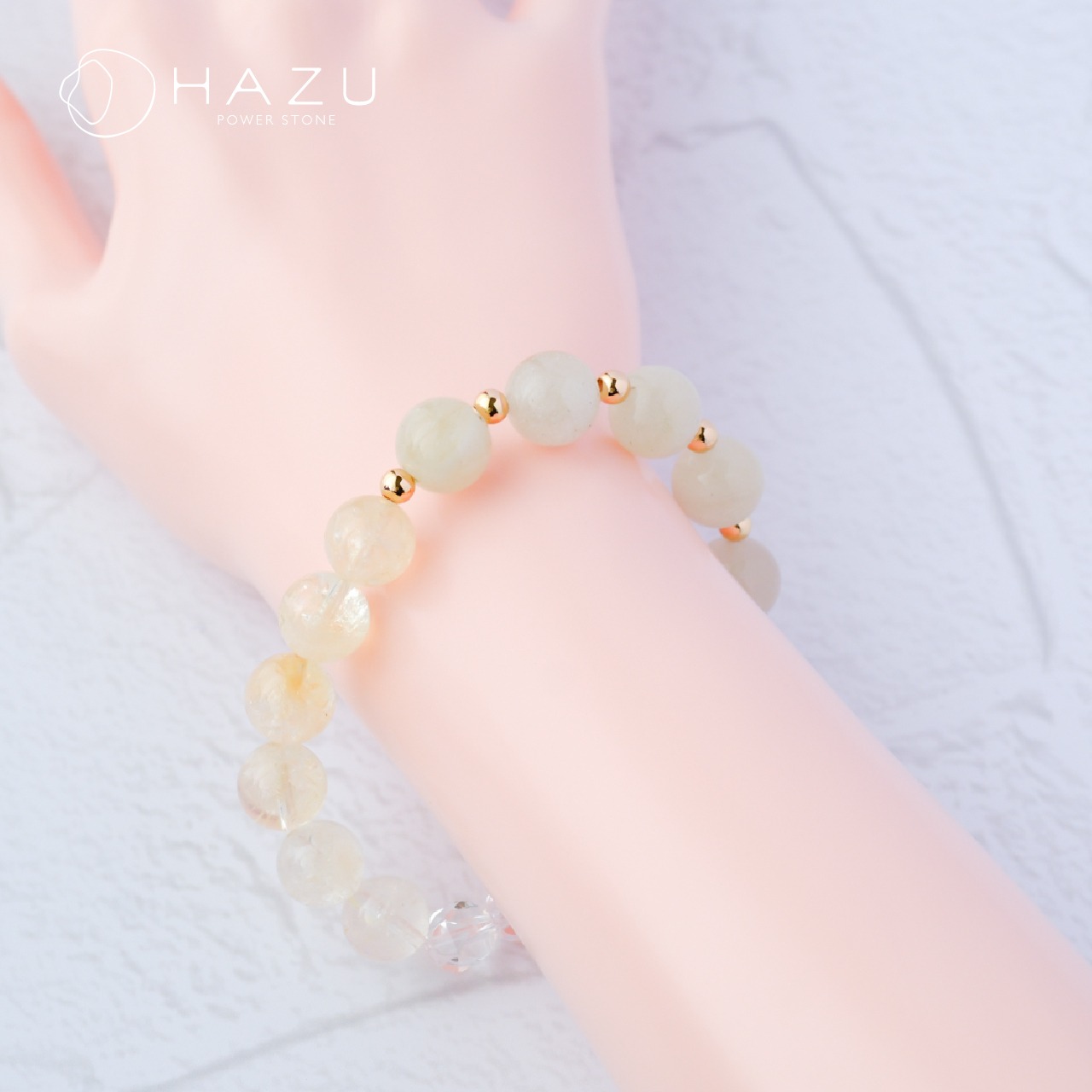 魂導く、宇宙からの光［リビアングラス／シトリン／水晶］