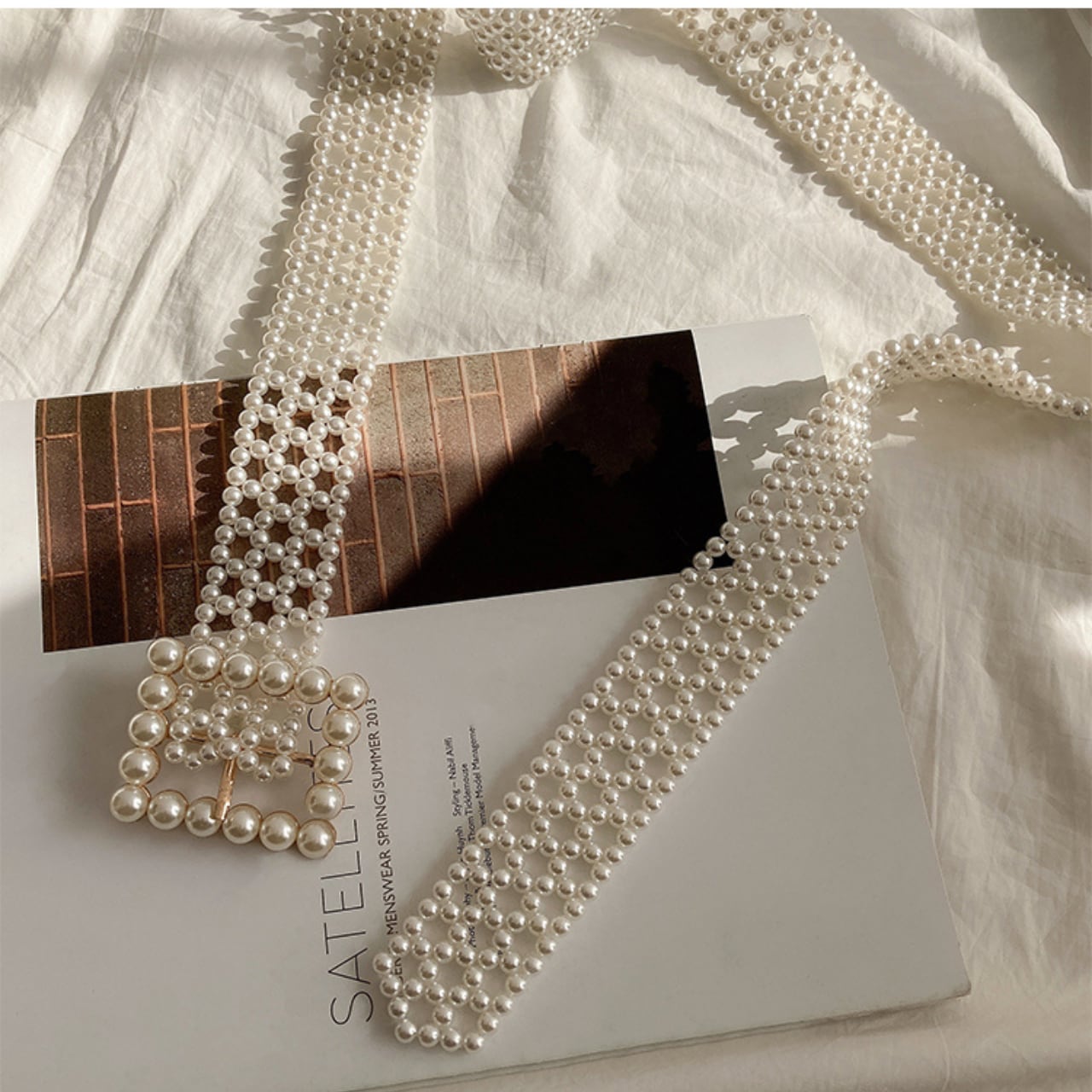 パール スモール スクエア ベルト AC10