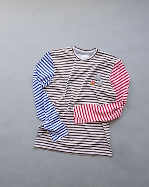 A MACHINE Long Sleeve T-shirts-blanch pattern-city (Multi)