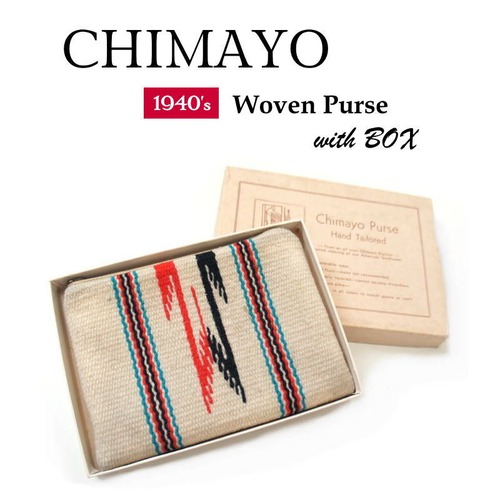 1940年代 チマヨ織りパース 財布 小物入れ 箱付き 希少 アンティーク