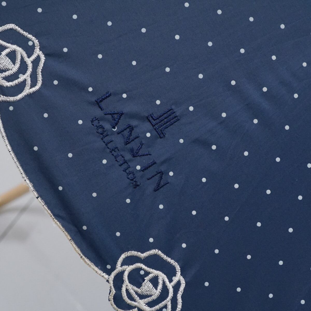 晴雨兼用日傘 LANVIN COLLECTION ランバンコレクション USED品 ドット