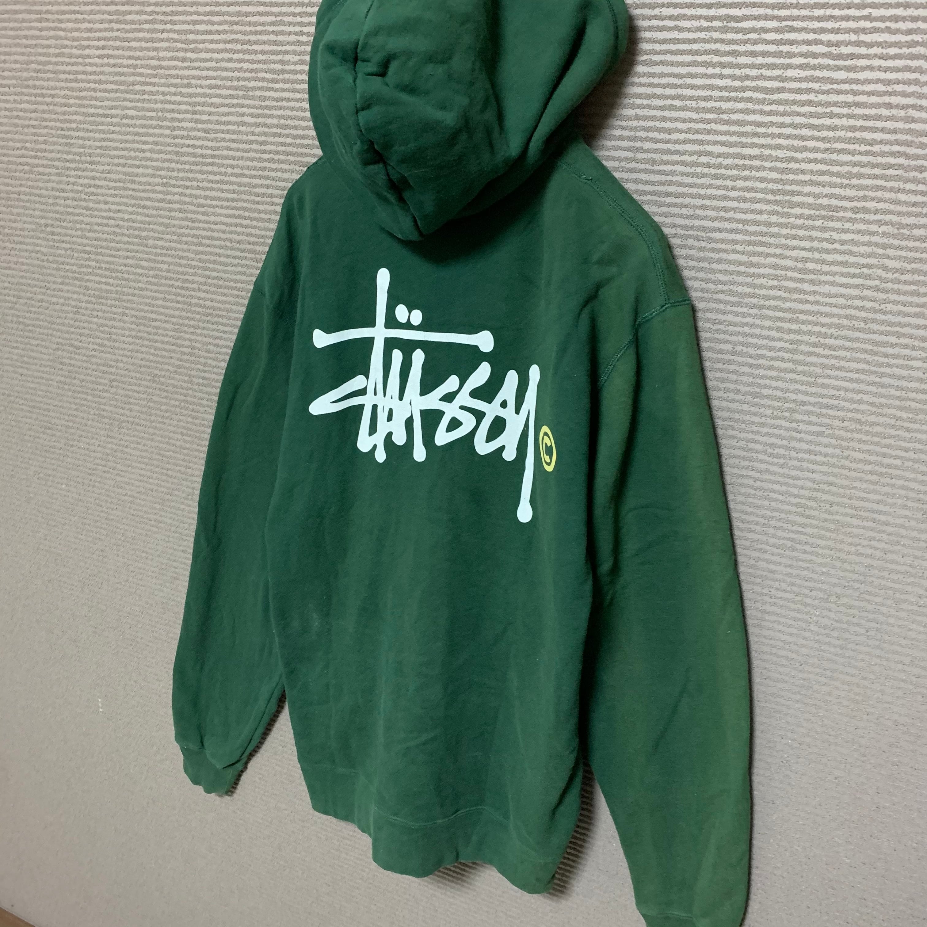 人気カラー】stussy ステューシー パーカー フルジップ 古着 XL | 古着