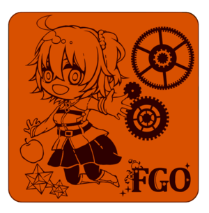 FGO ぐだ子 本革バッジ 42mm