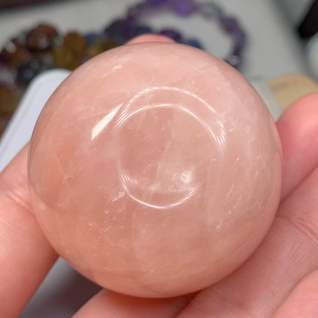 13.とっても可愛い♪ローズクォーツりんごさん♪