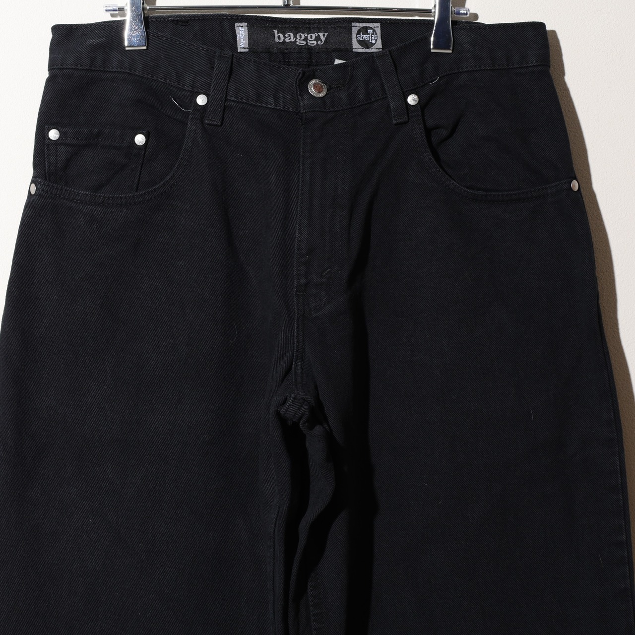 極美品 31×32 99年 Baggy Silvertab Levi’s ブラックデニムパンツ リーバイス シルバータブ