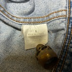 90s〜00s Lee デニムジャケット バイカーチーム刺繍 襤褸 リー アメカジ