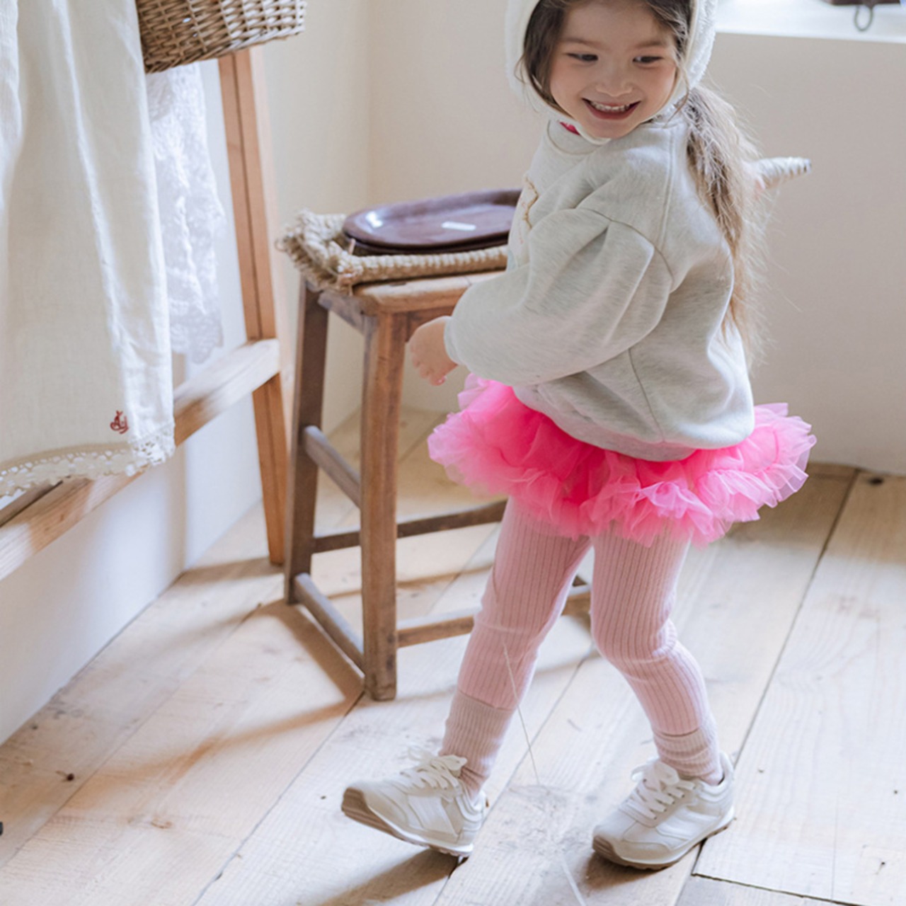 秋ハーフネック切り替えワンピース3色