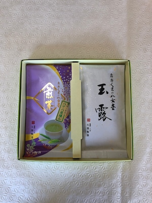 箱入2本セット（玉露・煎茶）