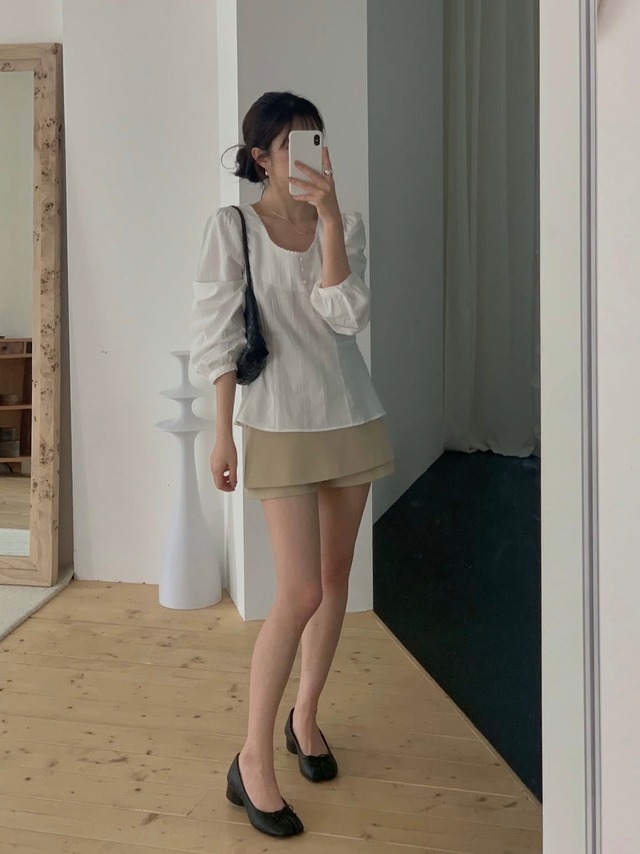 (予約) miel / Serine blouse 2color