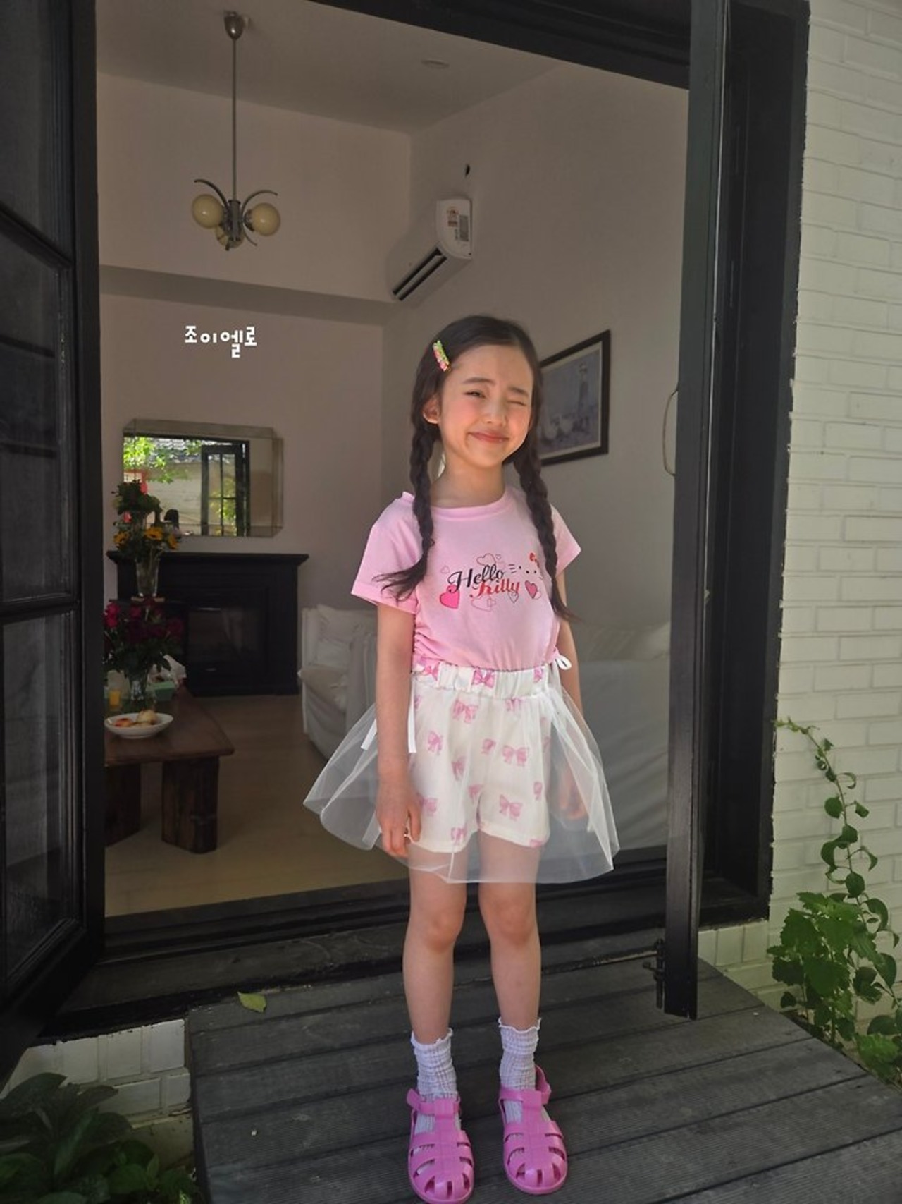 [GIOIELLO] Ribbon-sha Pants / [조이엘로] 리본샤팬츠