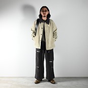ANACHRONORM / KERSEY TUCK WIDE PANTSコーディネート
