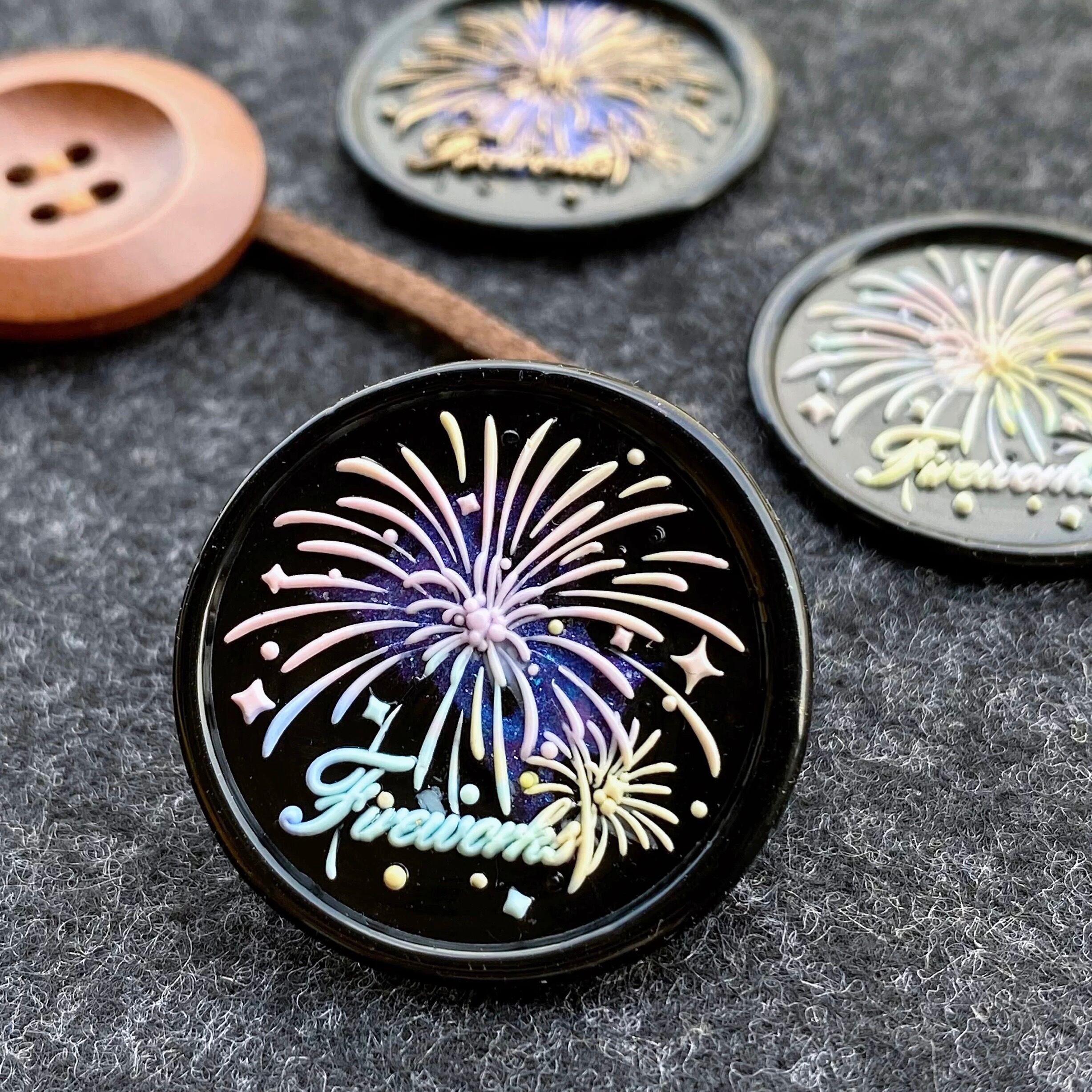 Fireworks 花火 25mm・シーリングスタンプ | MountainSea｜希少