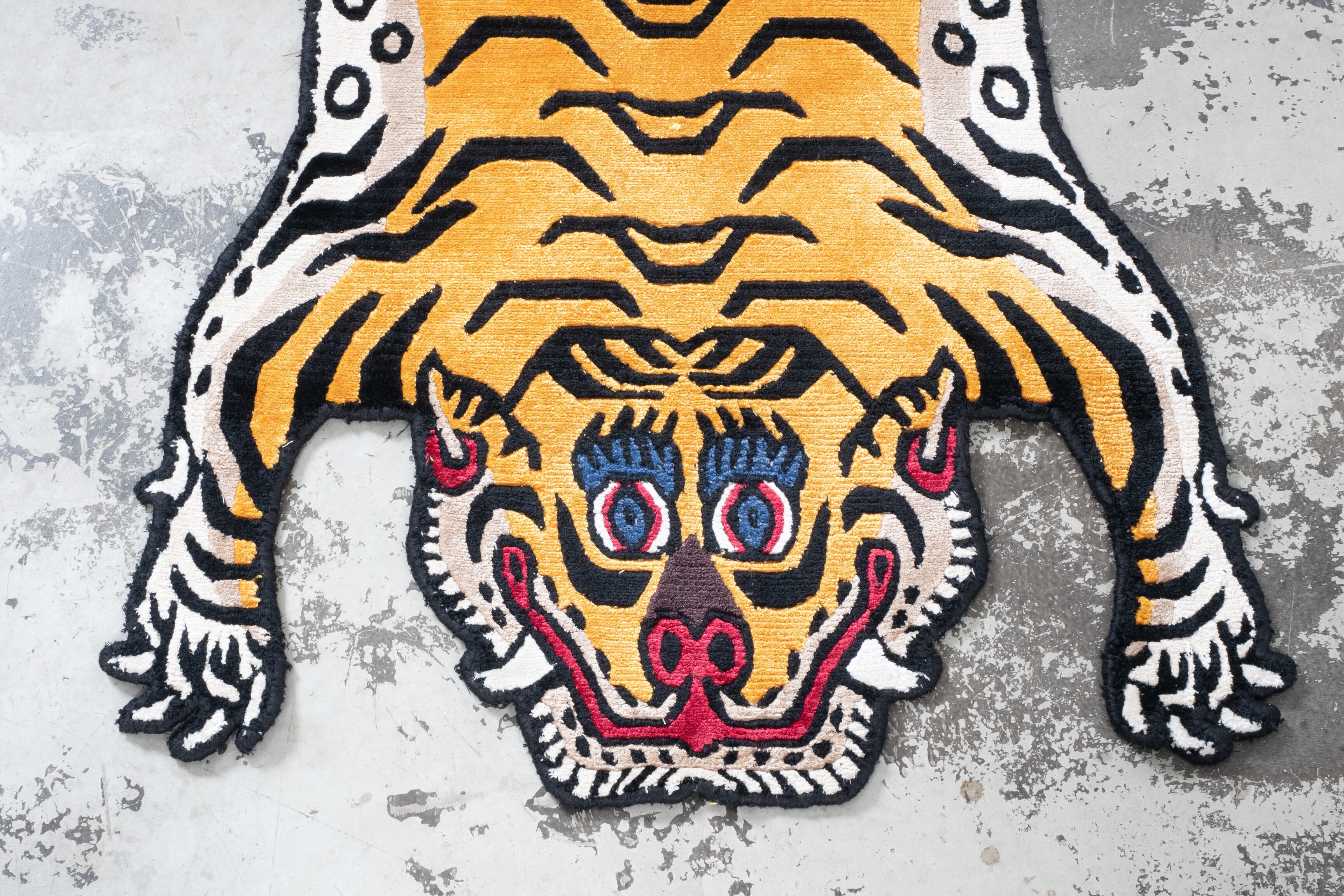 Tibetan Tiger Rug 《Sサイズ•シルク248》チベタンタイガーラグ