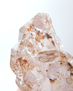 Red Clay Skeletal Quartz エレスチャルクォーツ レッドクレイ ⭓ 花焔 ⭔ MINERAL