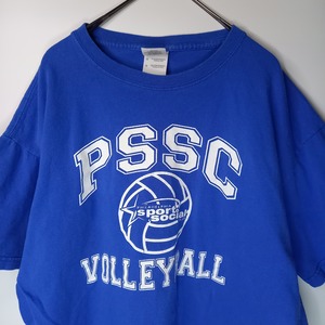 ギルダン　半袖　プリントTシャツ　PSSC VOLLEBALL　ハイチ製　L