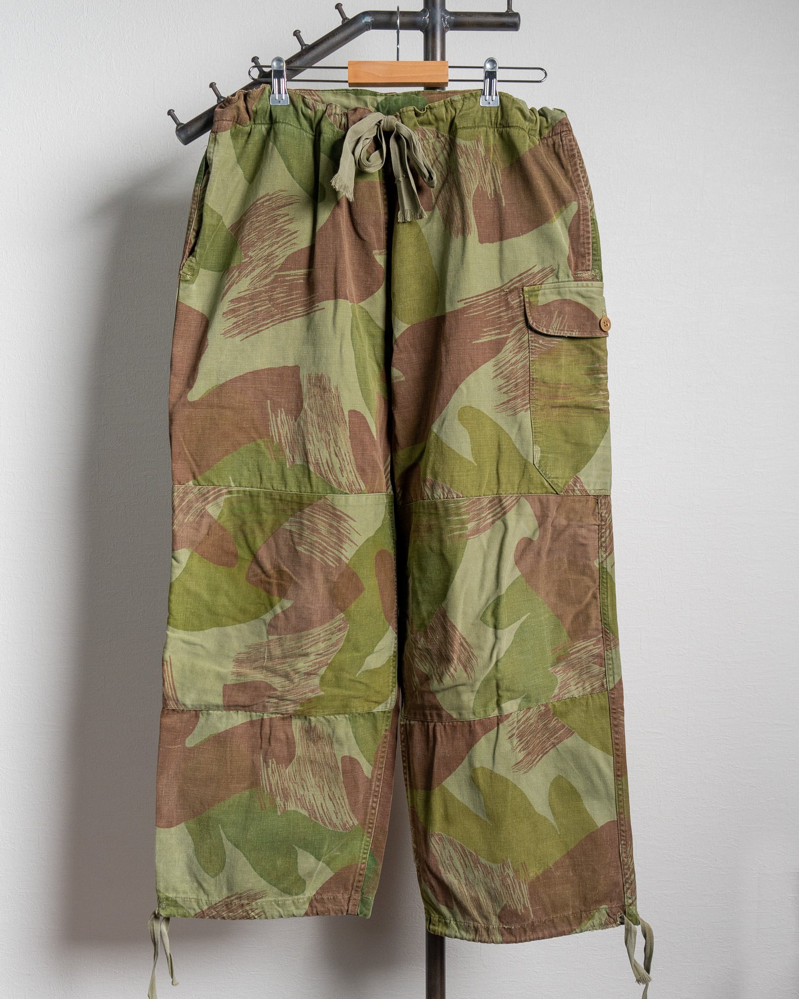 USED】50's Belgian Army Brushstroke Camouflage Trousers 実物 USED】50's Belgian Army Brushstroke Camouflage Trousers 実物