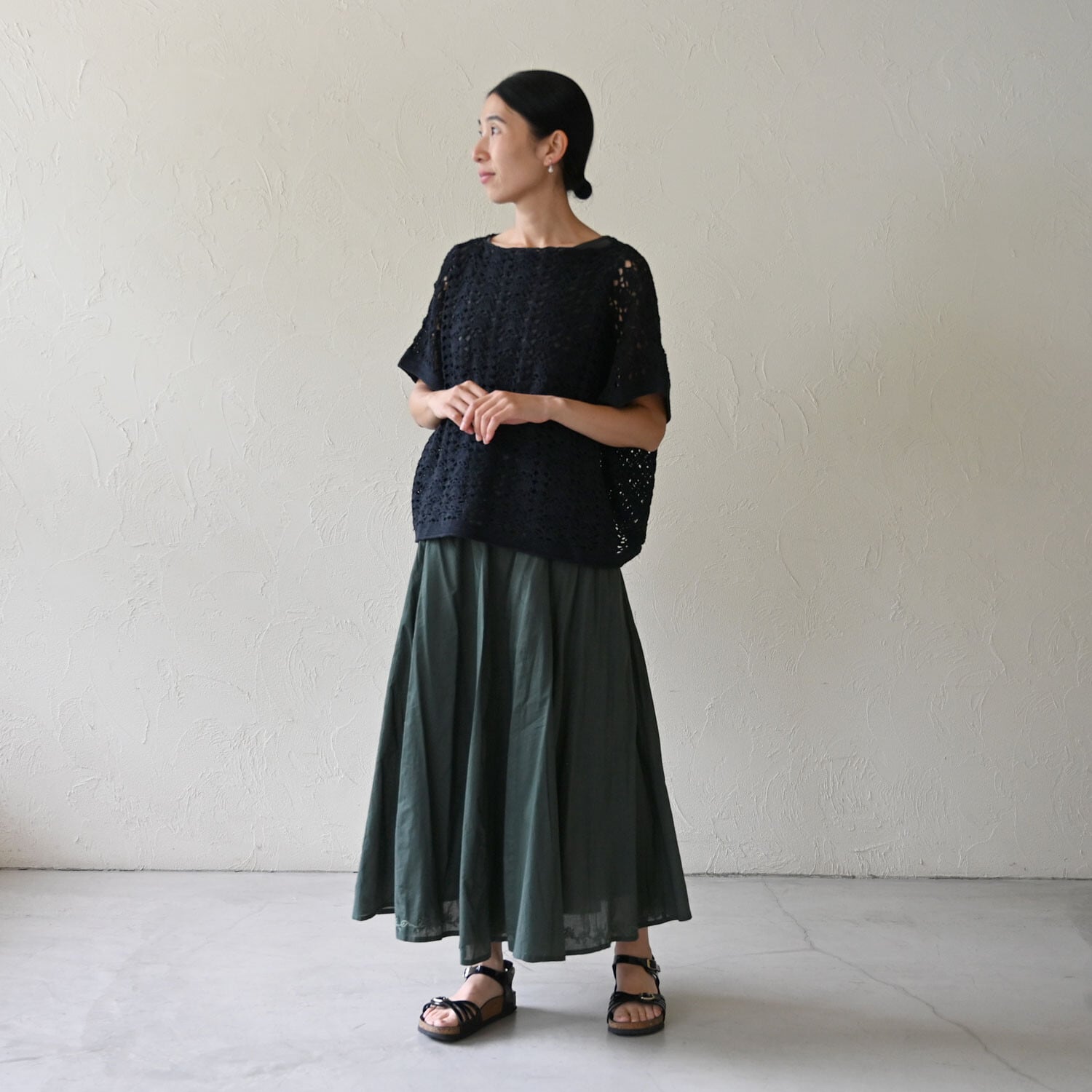 【sisam】2wayリラックスプルオーバー|コットン