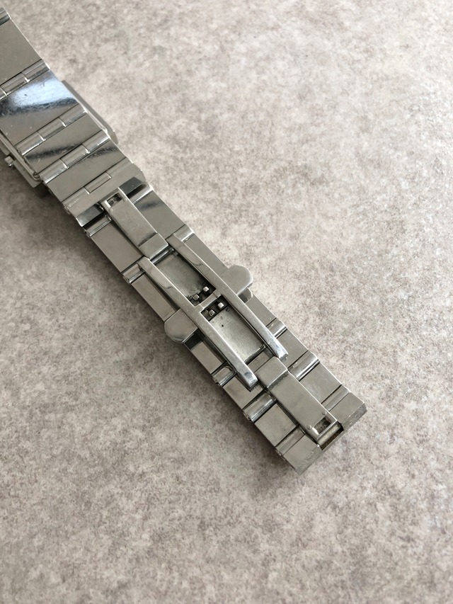 GUCCI グッチ 腕時計 シルバー スクエア ステンレススチール クウォーツ 600J vintage ヴィンテージ オールド fubfba