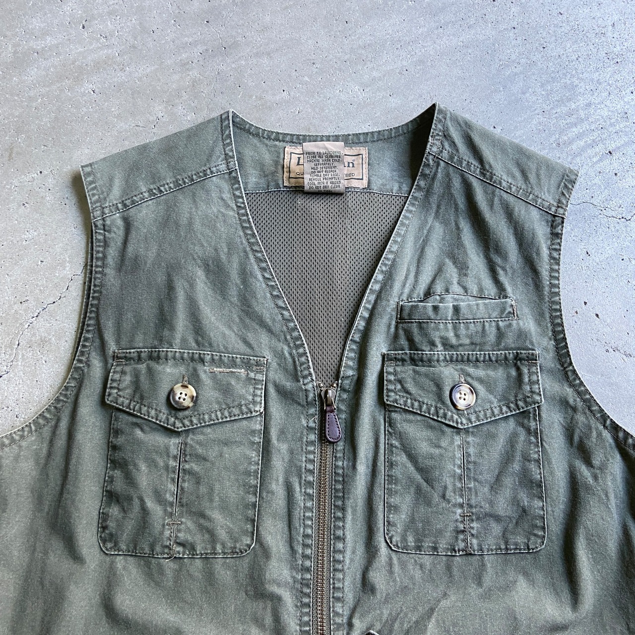 L.L.Bean エルエルビーン コットン ハンティング フィッシングベスト 