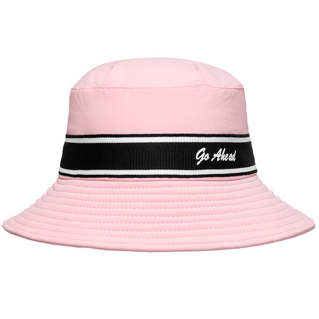 バケットハット　帽子　つば広　リボン