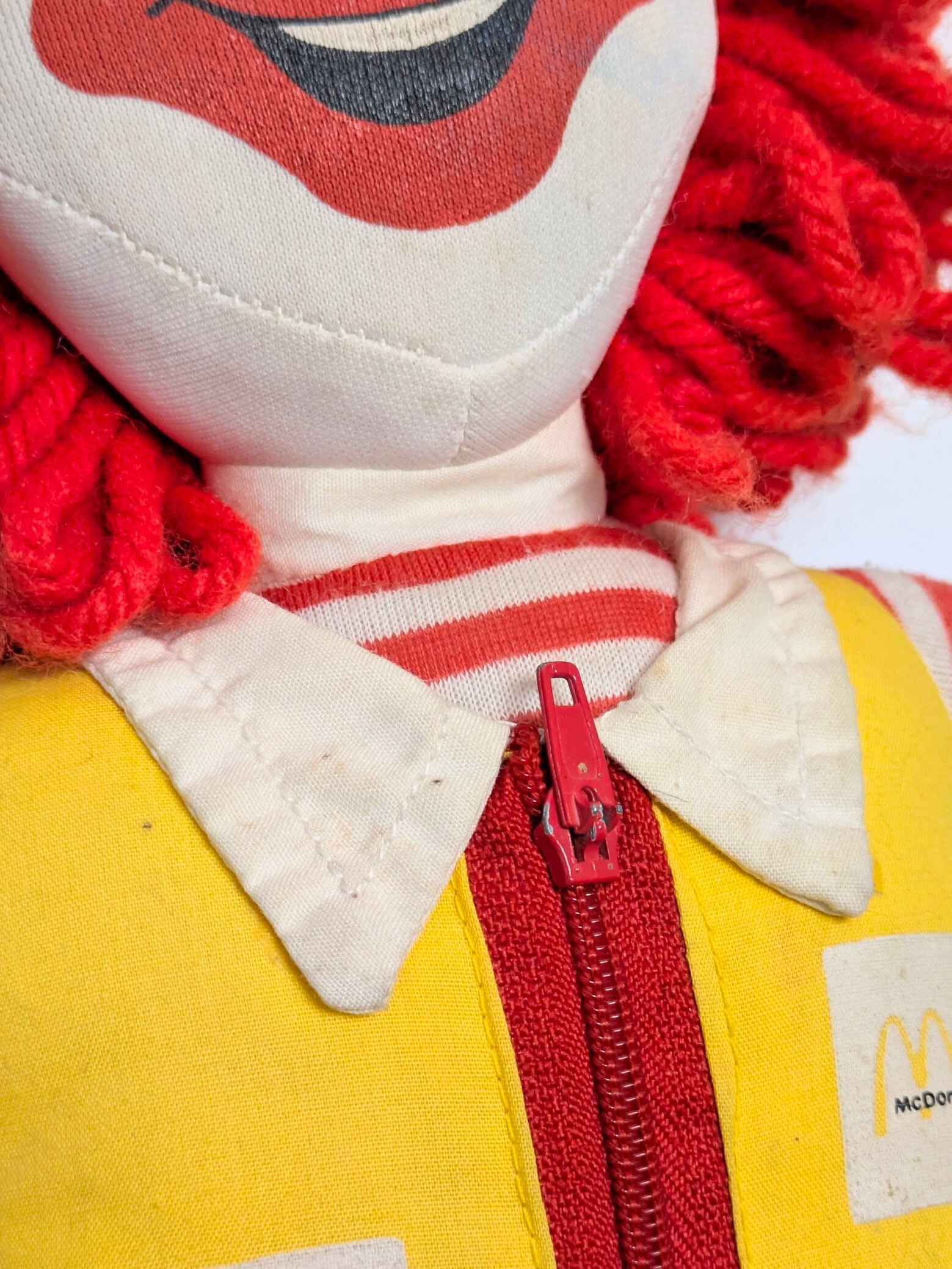 ☆VINTAGE1984☆【 McDonald's（ マクドナルド ） 】『 Ronald McDonald / ロナルド・マクドナルド 』Plush Toy / プラッシュ / ぬいぐるみ 〚アメリカン雑貨 アメトイ〛
