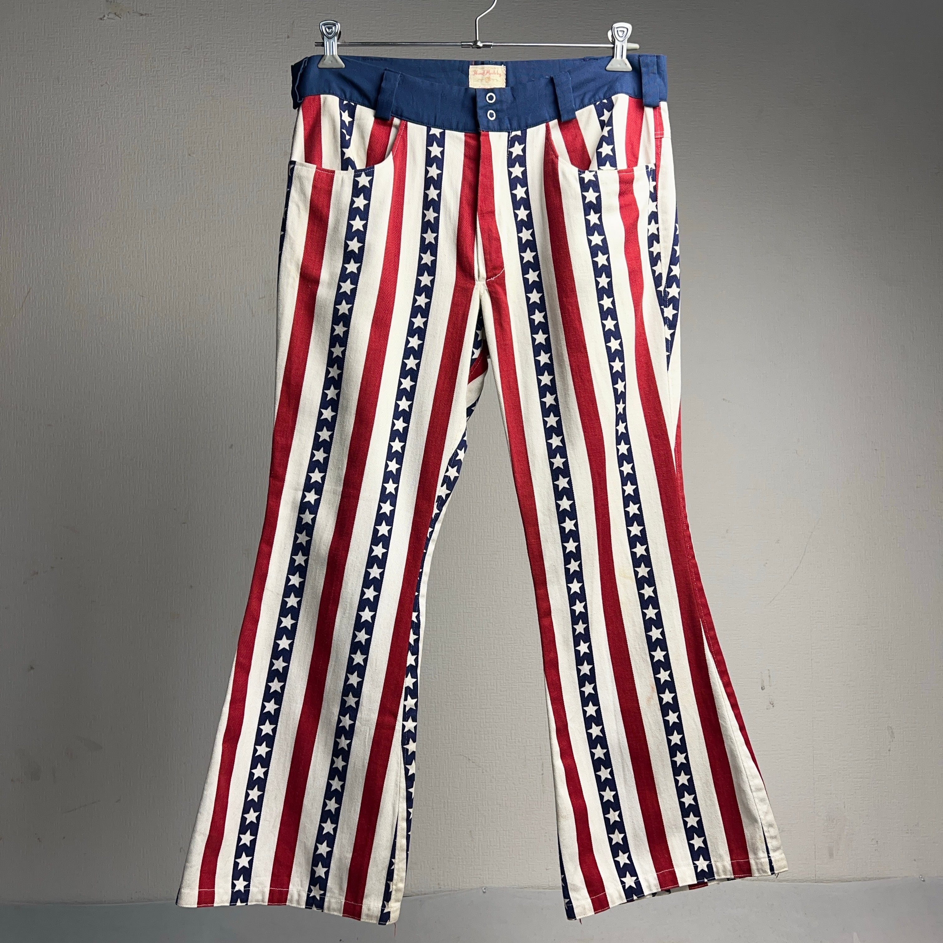 70's HAND MADE FLARE PANTS 