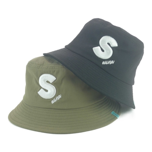 SAUNA 3DLOGO WASHABLE BUCKET HAT