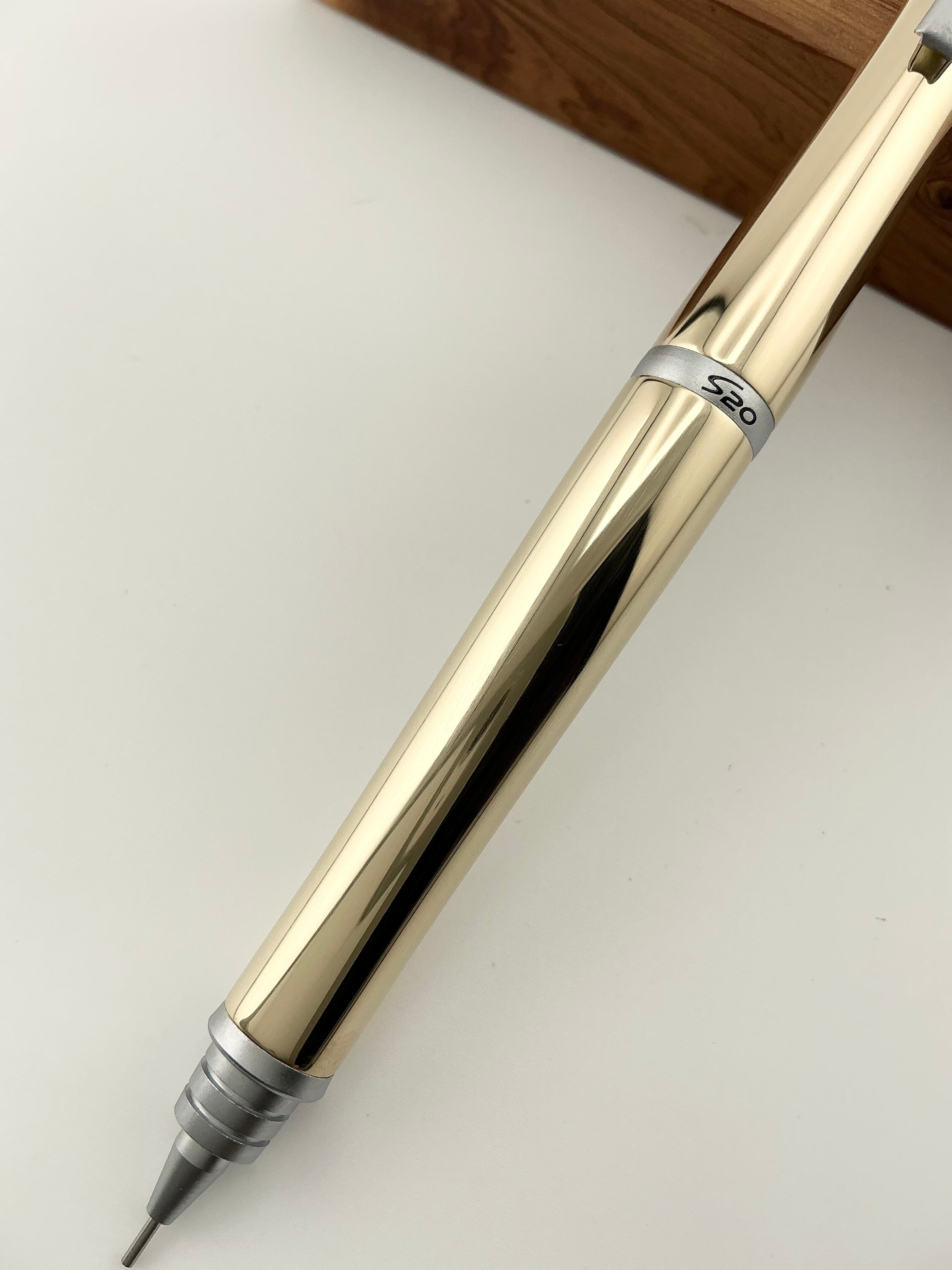 PILOT S20 真鍮カスタム ミラーポリッシュ仕様 0.5mm シャーペン