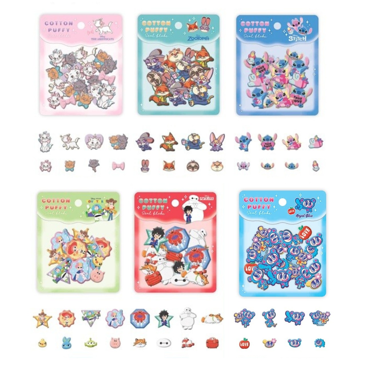 正規品★コットンパフィ コロふわシールフレーク コットンパフィーシールフレーク | SILQY