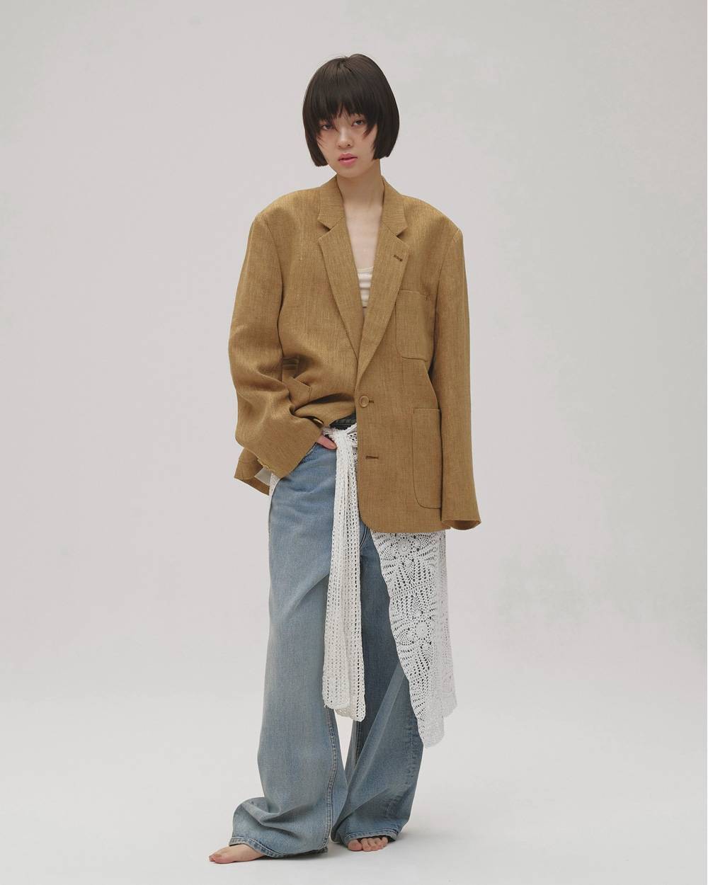 todayful Boyfriend Linen Jacket トゥデイフル TODAYFUL トゥデイフル Boyfriend Linen Jacket 12610107 BEG | ANERCA