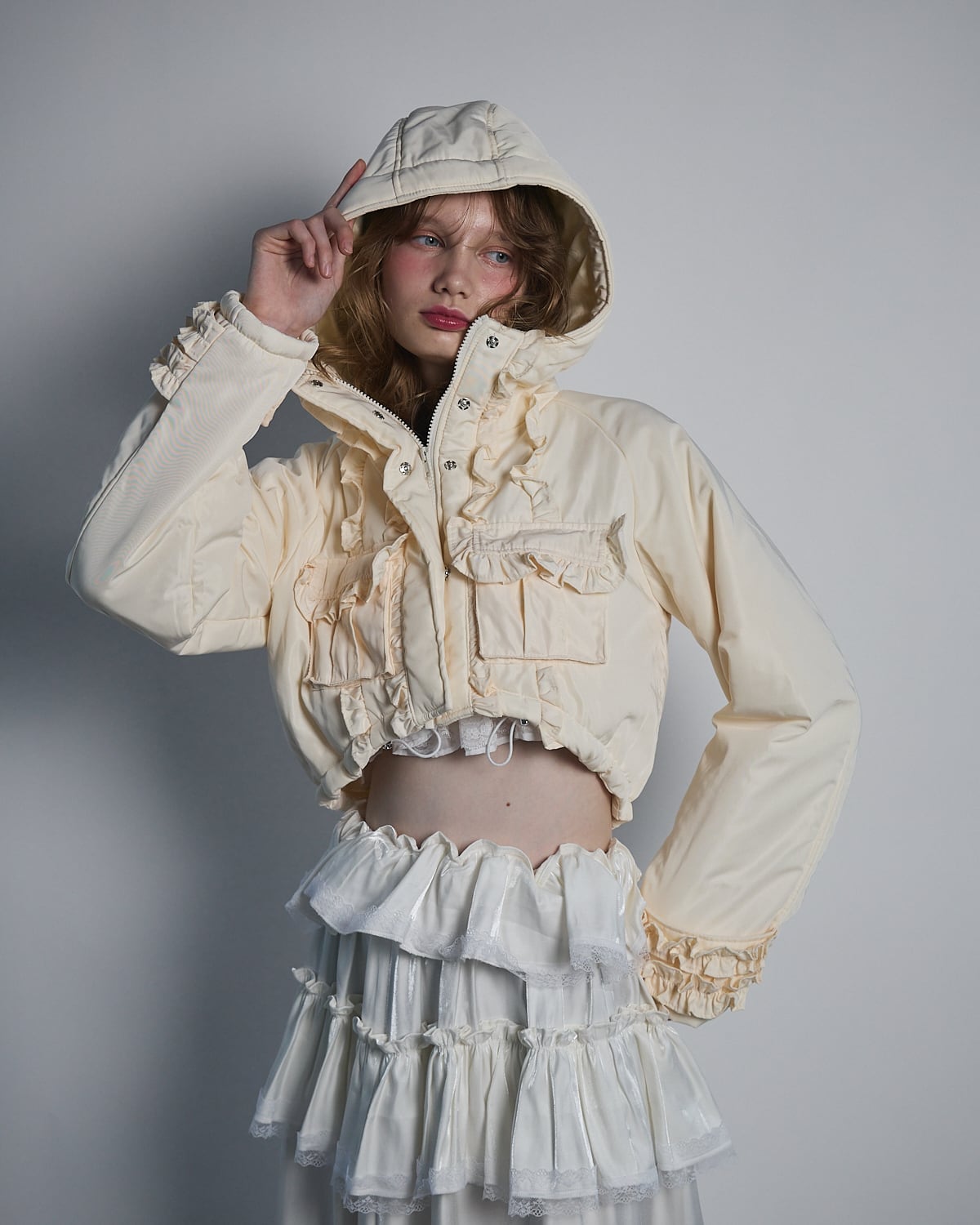 pain】フリルパテッドジャケット | lilLilly official webstore