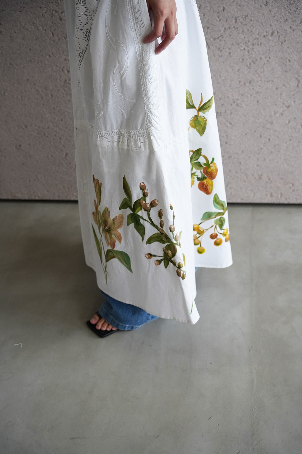 vintage lace skirt white*berry