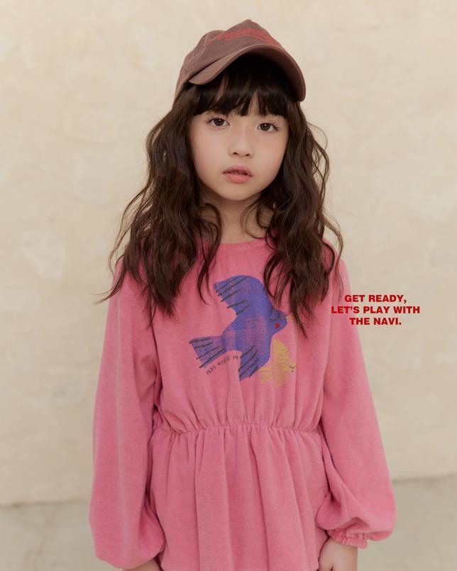 【取寄】navi.｜peach blouse｜ピーチブラウス｜S-JL｜kids&jr｜26 spring