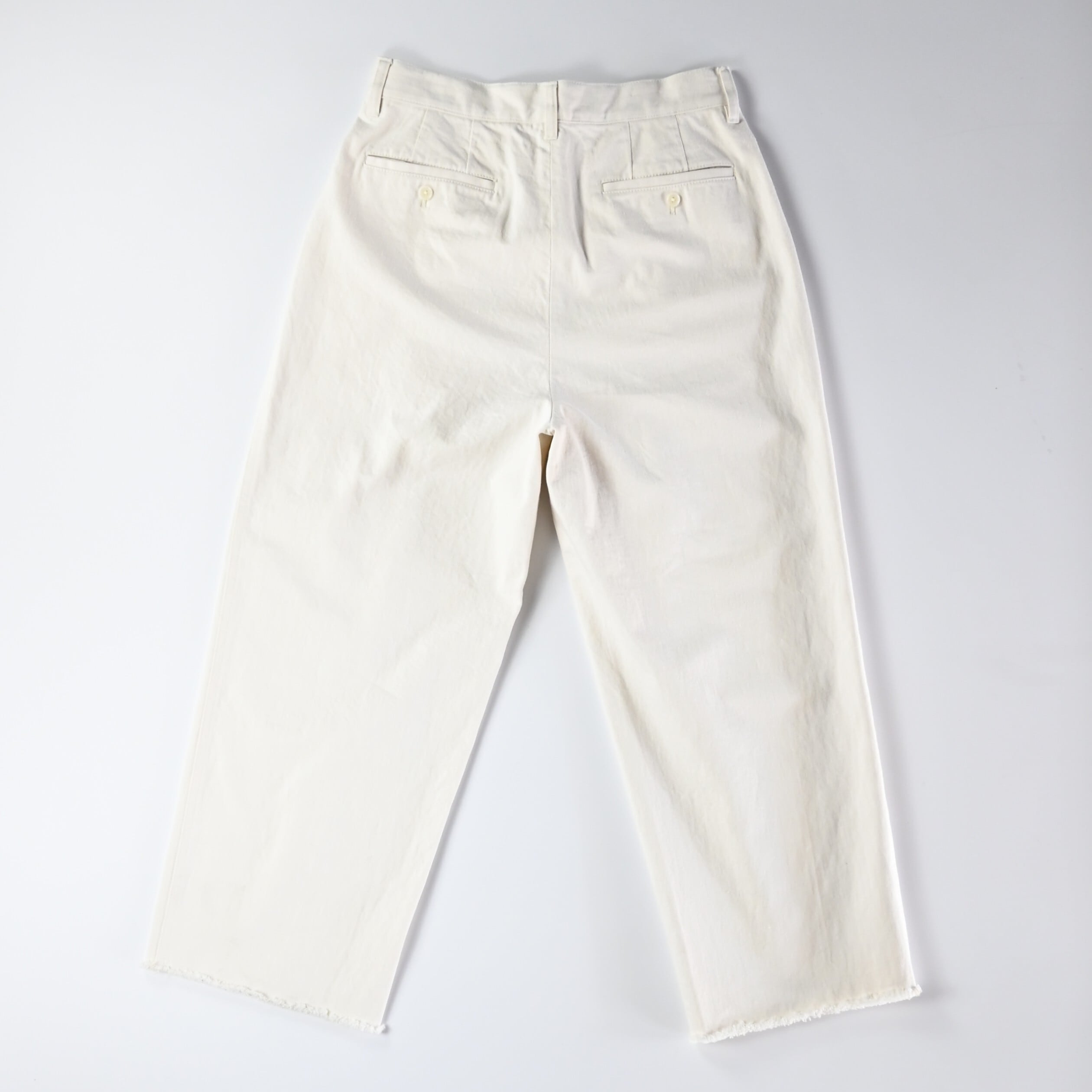 SAYATOMO / 2-Tack Cutoff Wide Denim Pants | GANKO