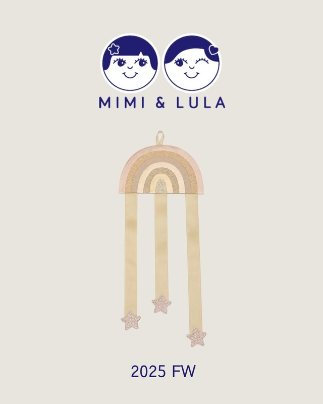即納⌇ラスト1点【MIMI&LULA】Pink rainbow wall hanger