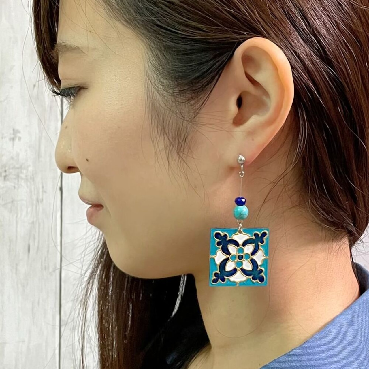 Stained Glass Earring 04  / ピアス