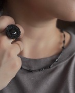 Majesté（マジェステ）ードイツヴィンテージガラスのラインストーンリングセット
