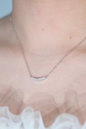 mini tiara necklace