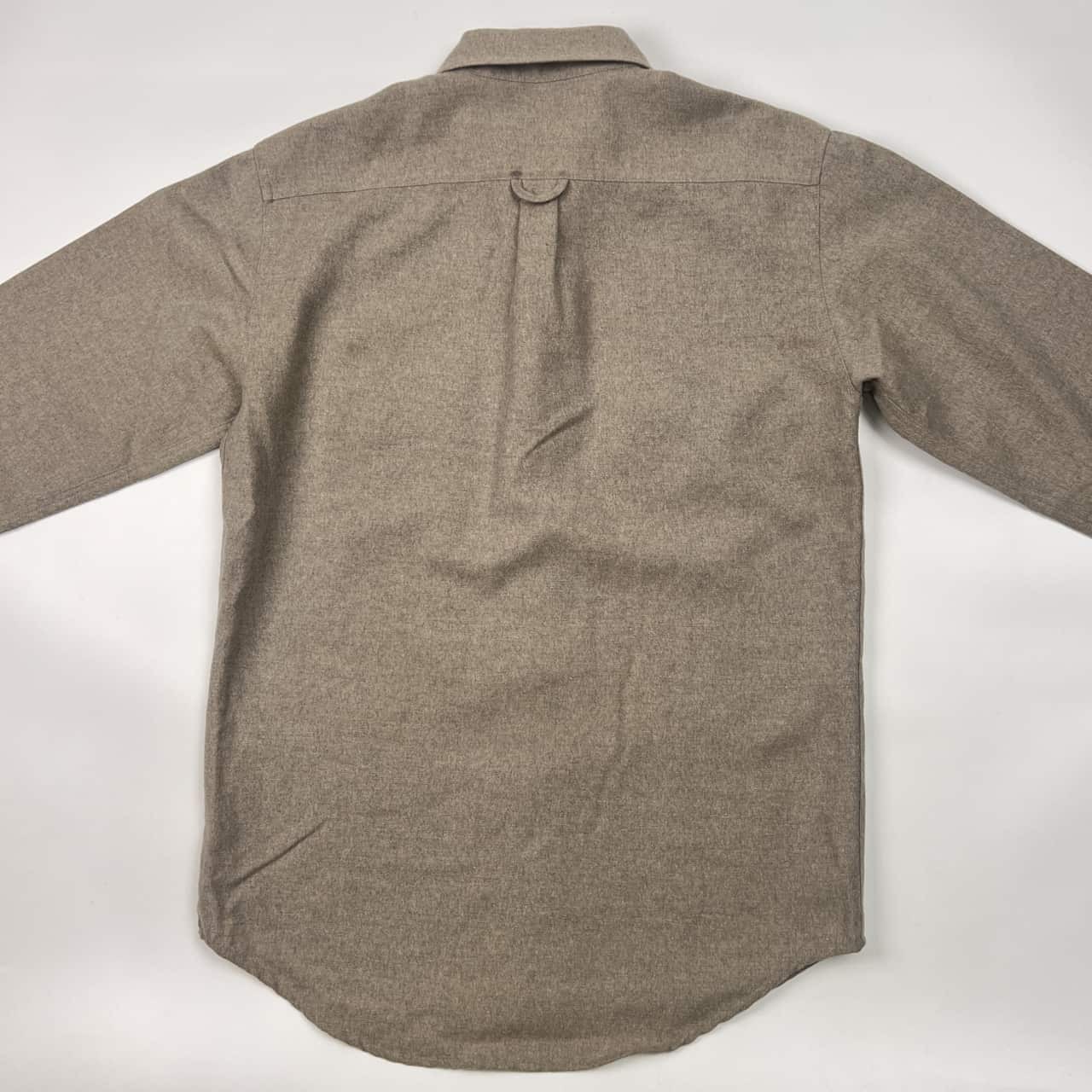 TARAS BOULBA タラスブルバ 両胸ポケット 長袖 ワークシャツ L/グレー ベージュ系 メンズ アウトドア