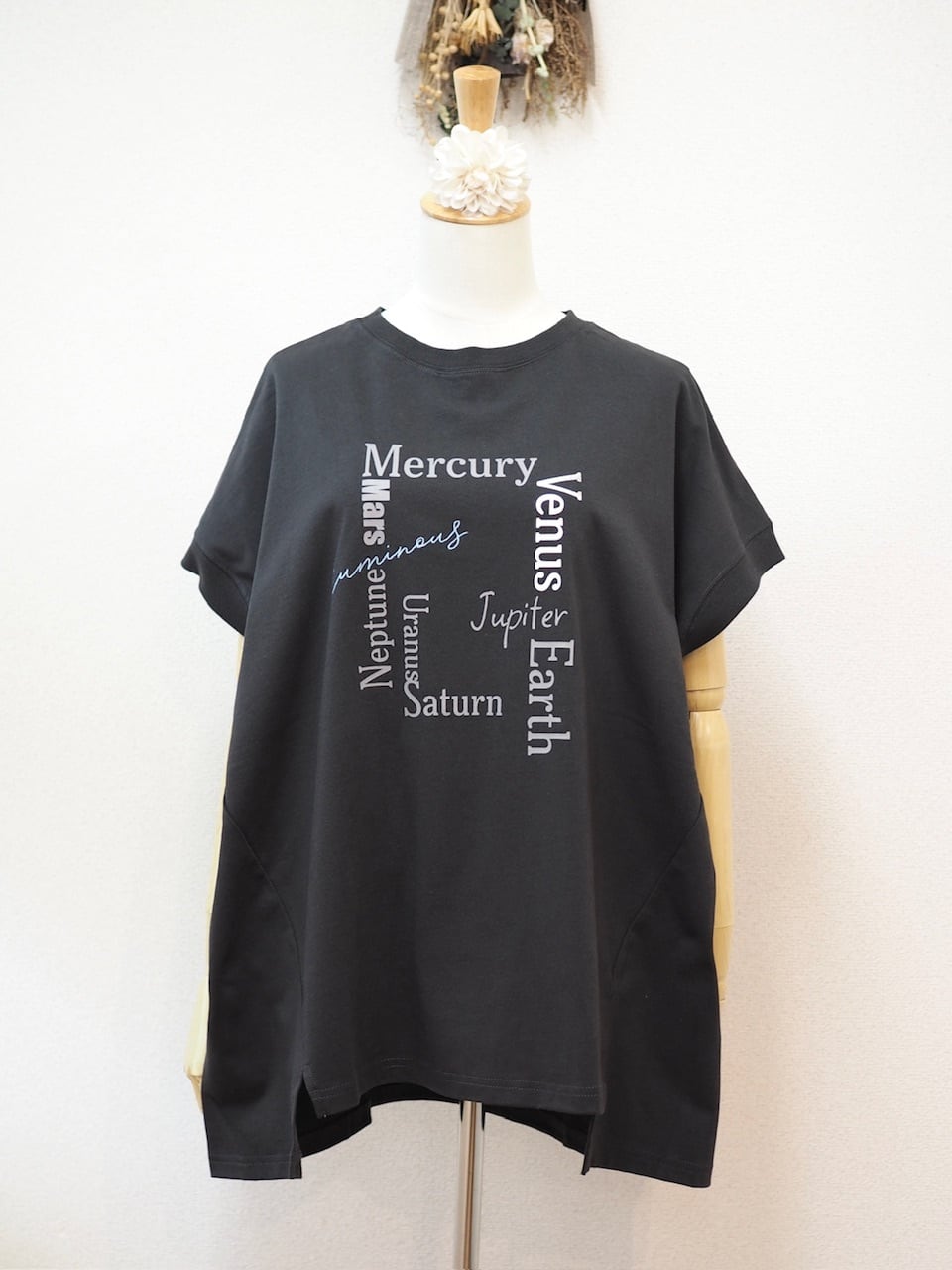 ロゴビッグTシャツ <チャコール>