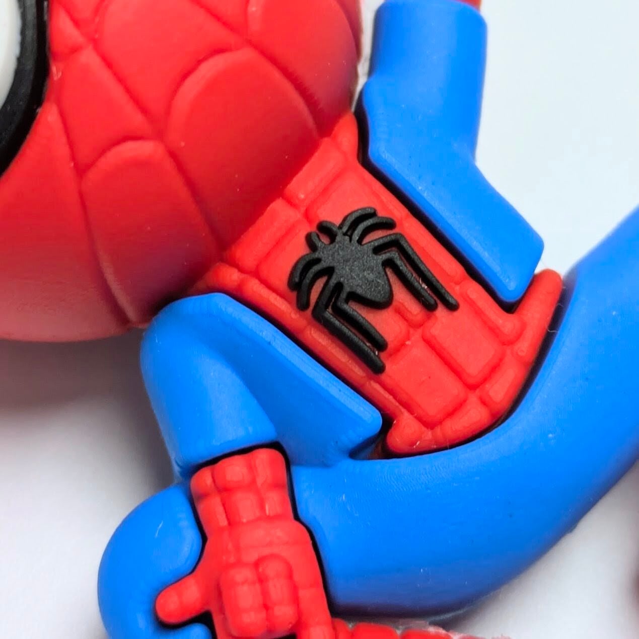 ♧【 Spider-Man（ スパイダーマン  ）】 3D Rubber KeyHolder / ラバーキーホルダー / フィギュアキーホルダー〚アメリカン雑貨 アメトイ〛
