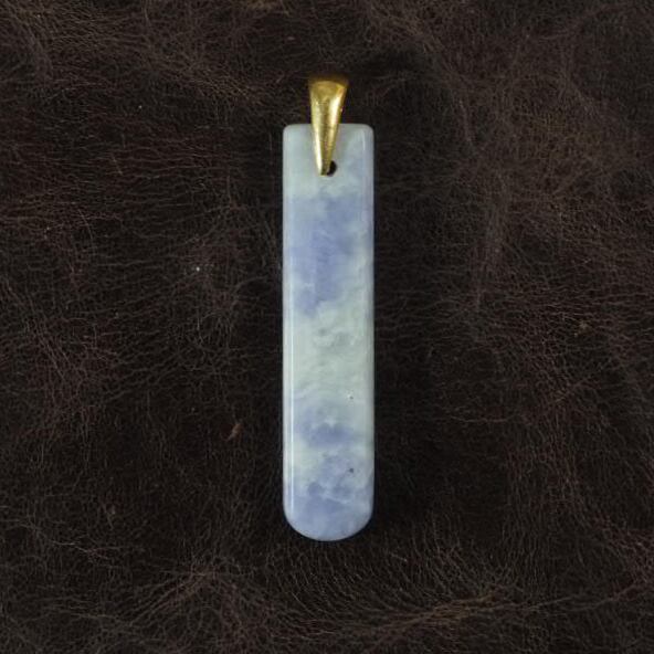 糸魚川翡翠 コン沢 青翡翠 ペンダントトップ 12.1g Itoigawa Blue