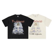 VINTAGE ストリート 天使プリント Tシャツ T1608