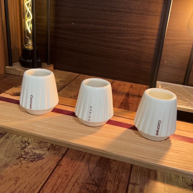 EPEIOS KissCup ホワイト 陶器製 3個セット（65ml）