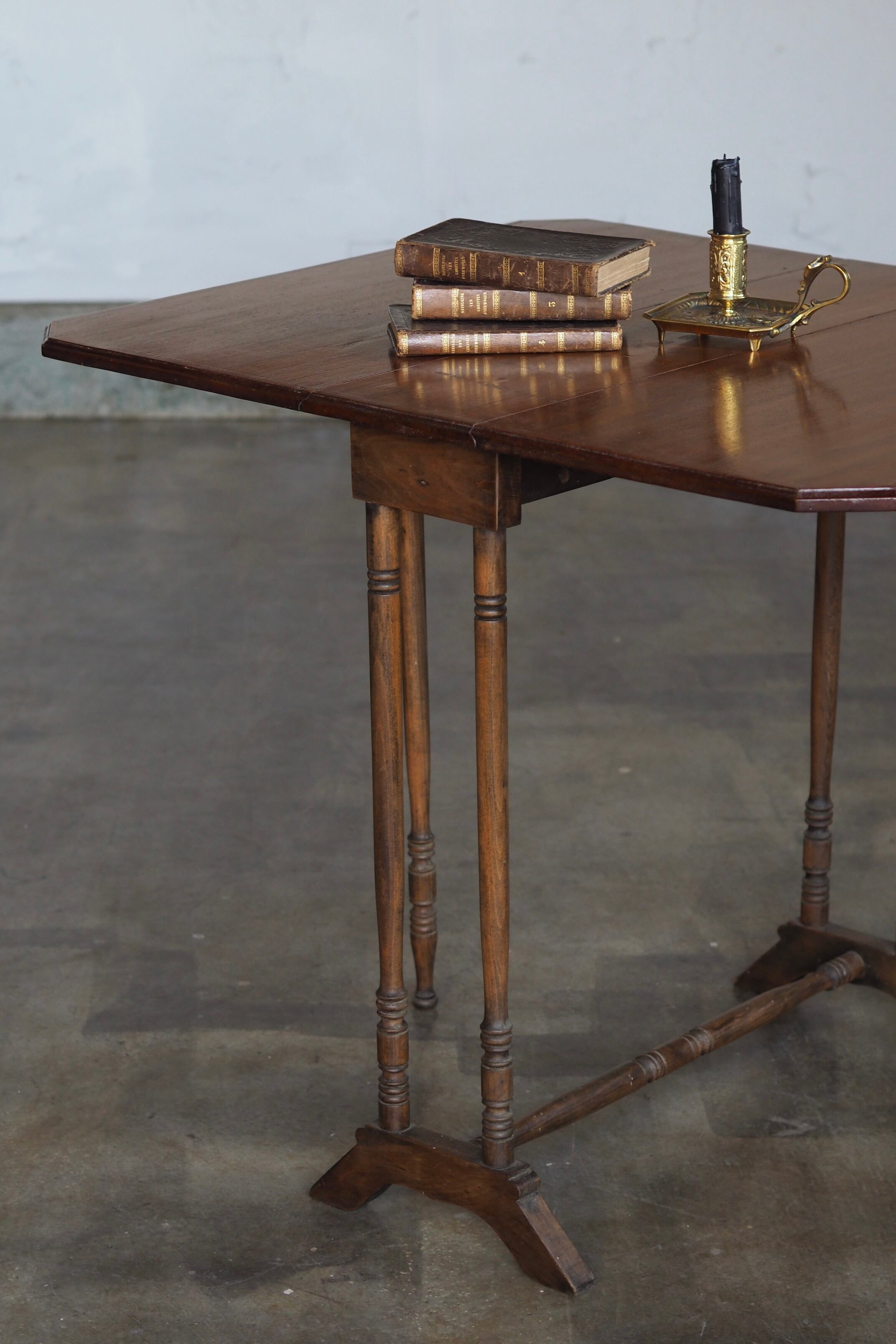 アンティークゲートレッグテーブル-antique mahogany table