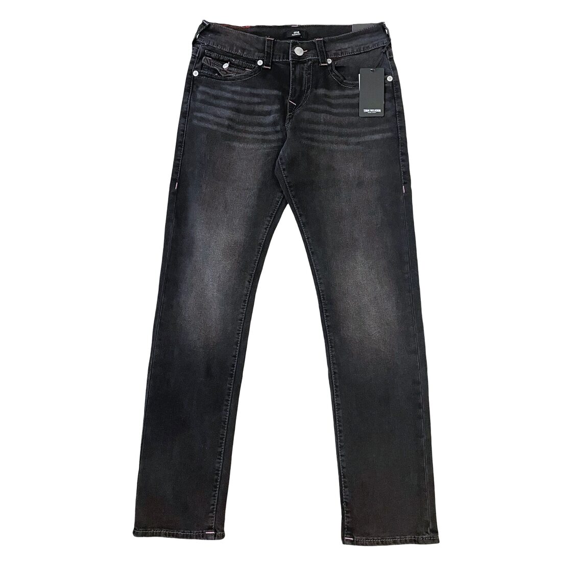 TRUE RELIGION -Geno Big T Flap Slim- Washed Coal Grey | PAY ID