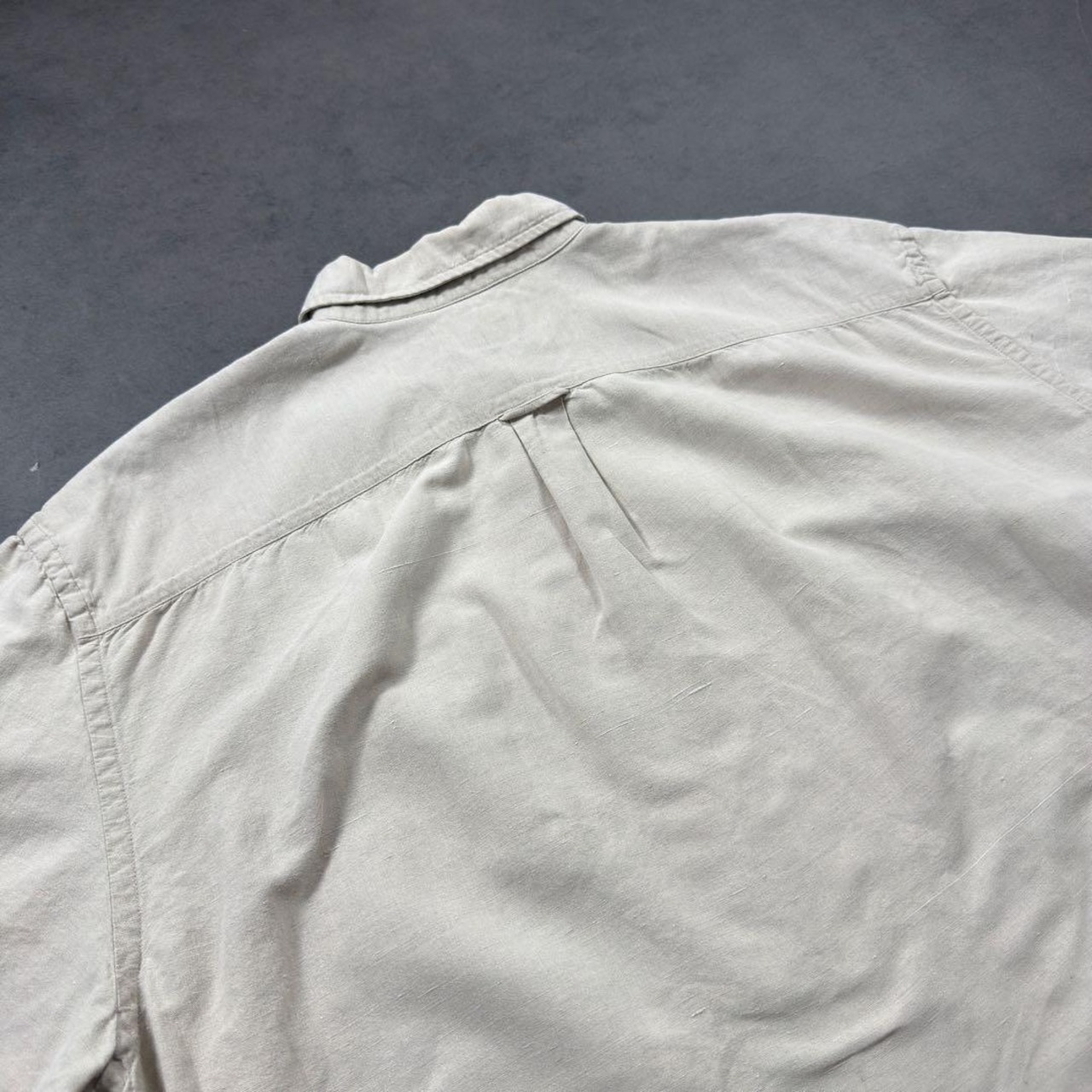 OLD GAP LINEN shirt L/S 00s XL 古着 - 11