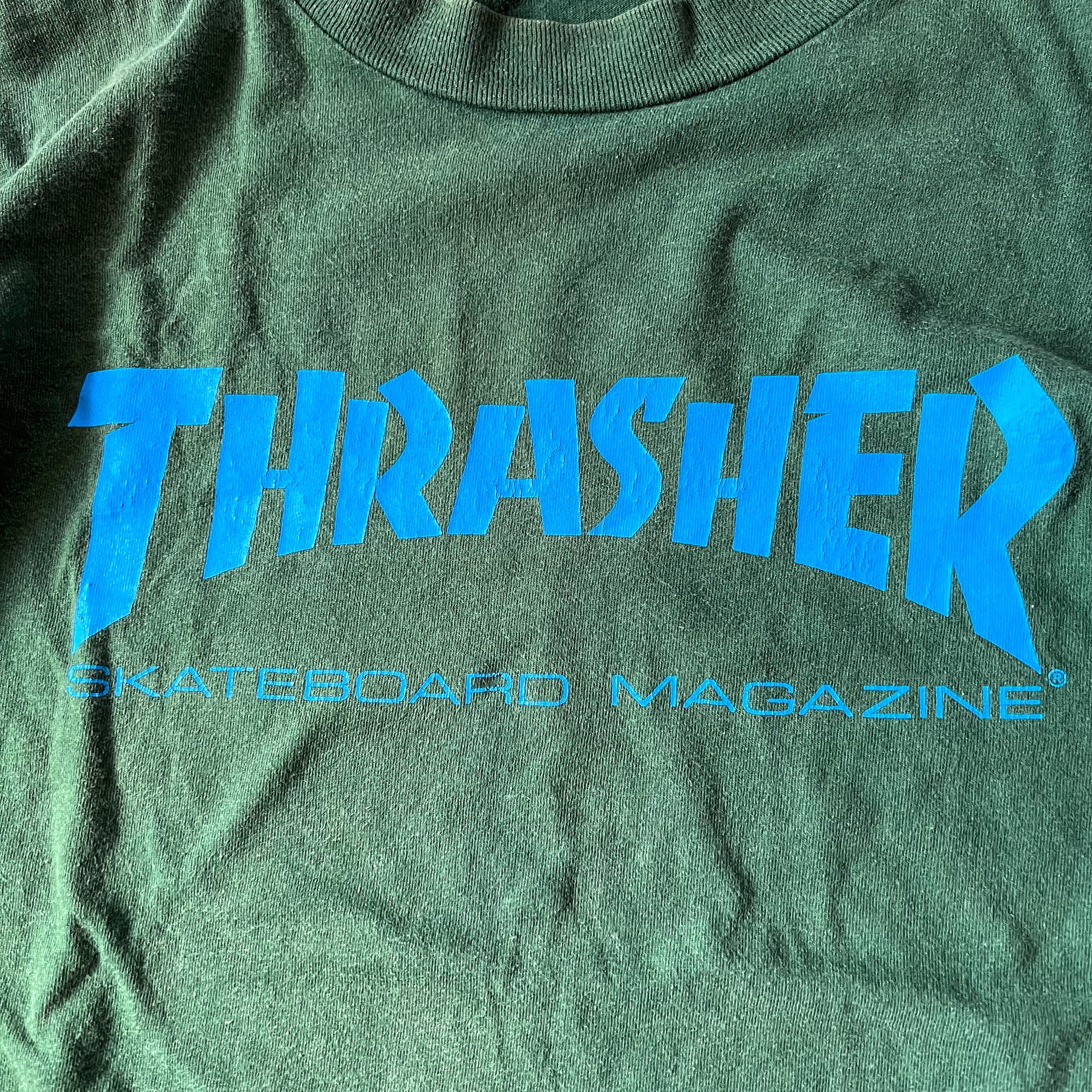 90s “THRASHER” made in usa ONITA body Tee 90年代