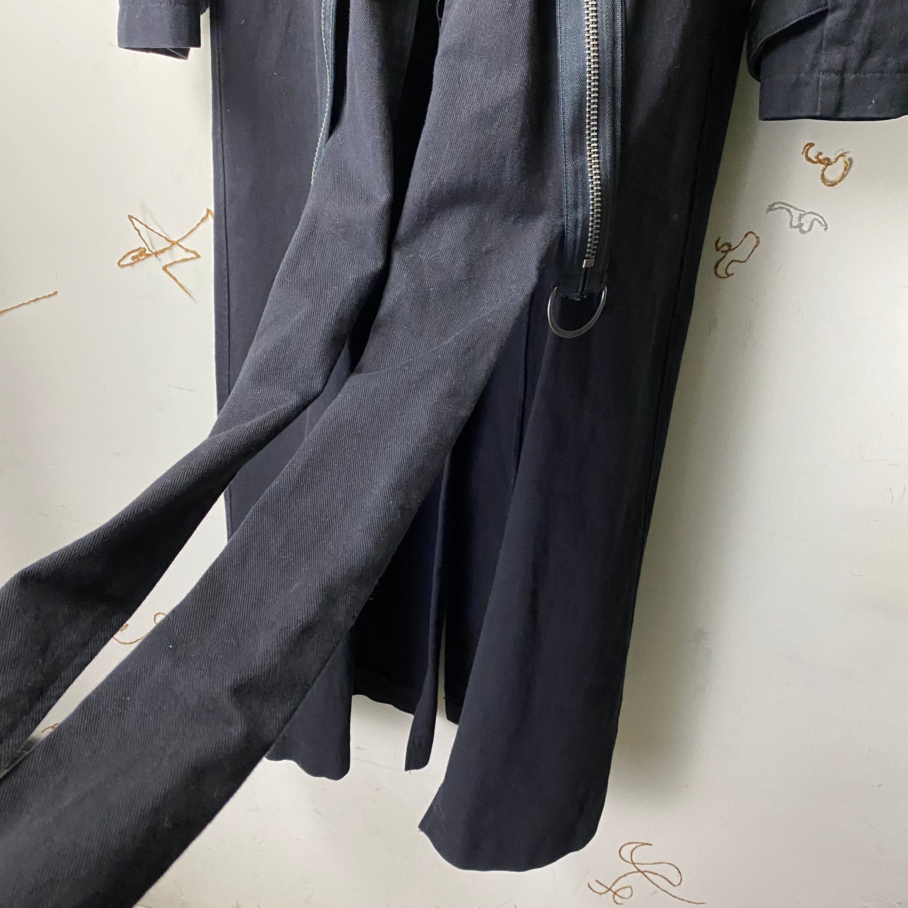 TRIPP NYC bondage maxi coat | NOIR ONLINE