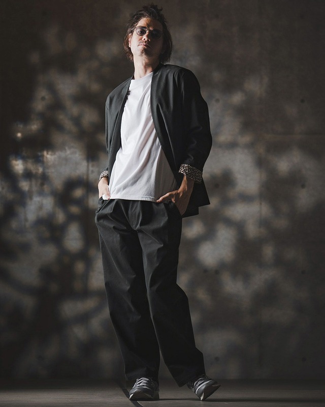 【GLIMCLAP】ワイドストレート ストレッチ チノパンツ　(19-002-gla-cf)